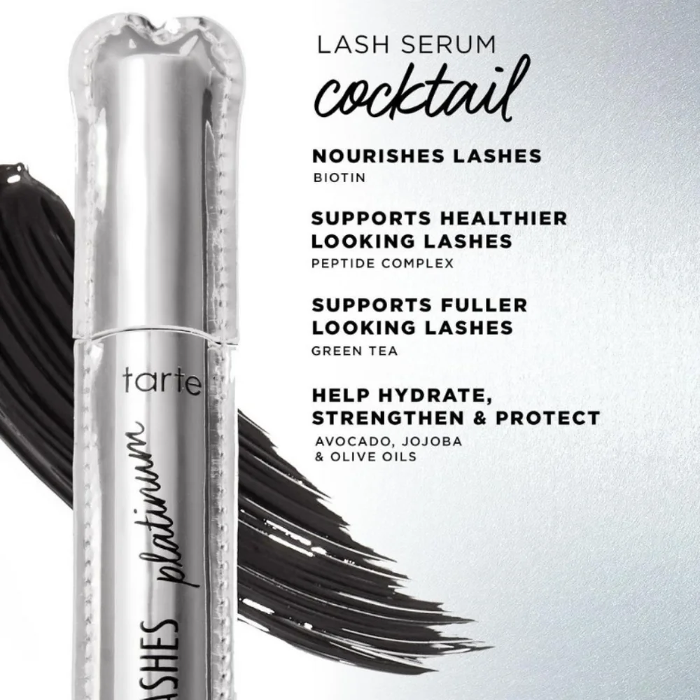 Tarte Lights, Camera, Lashes Platinum Mascara: Black, 2ml (Travel Size), New